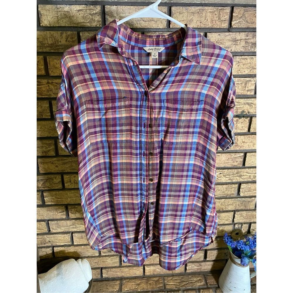 Lucky Brand Plaid Buttondown‎
